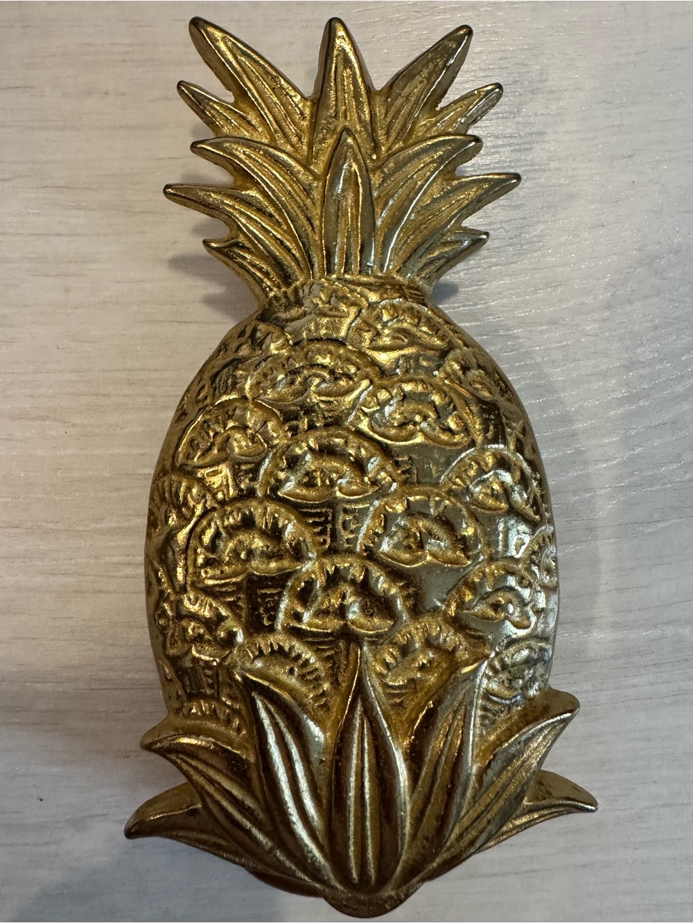 Vintage Brass Pineapple Door Knocker